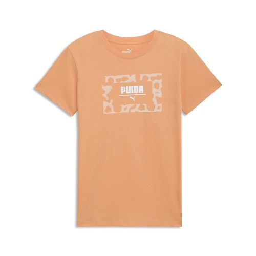 T shirt PUMA Cheetah Box donna arancione top casual 68439755