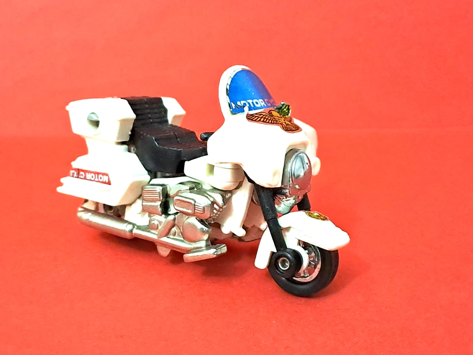 BANDAI MR-37 - GOBOTS HARLEY DAVIDSON/MOTO POLICE ROBOT 1983 - MADE IN JAPAN 🔹 - Immagine 1 di 4