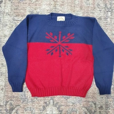 The Beaufort Bonnet Company Boy's Isaac's Intarsia Sweater Snowflake sz6 - Image 1 of 4