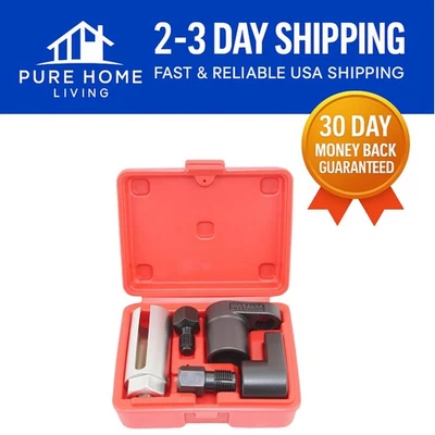 Red Powder-Coated 5-Piece Automotive O2 Sensor Tool Set - Durable & Compact - Image 1 of 4