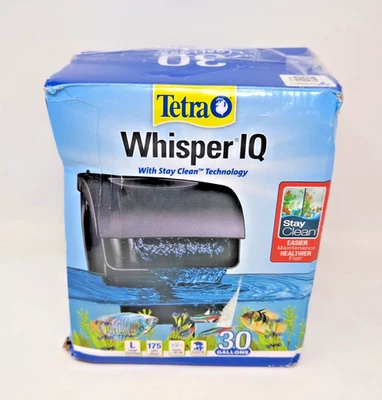 Tetra Whisper IQ Power Filter 175 GPH with Stay Clean Technology 30 Gallons NEW - Image 1 of 4