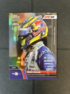 Isack Hadjar 2025 Topps AHORA F1 Fórmula 1 #62 Racing Bulls RC lámina negra 1/10 - Imagen 1 de 2