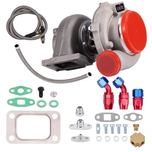 Water Cooled Turbo for All 2.5L-3.0L Engines Oil Feed Return Lines A/R 0.82 - Picture 1 of 11