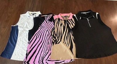 Lote de (4) camisas sin mangas Jamie Sadock de golf XL para mujer y mujer Foto 1 de 4