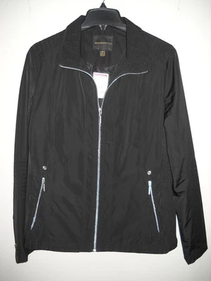 Weatherproof Womens Large Black Casual Softshell Jacket Zip Up Lined Pockets NWT - Image 1 of 4