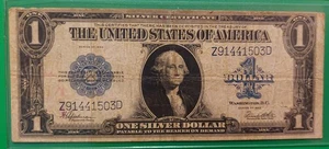 * 1923 Horse Blanket Large Size Note $1 Bill Silver Certificate * - Picture 1 of 14