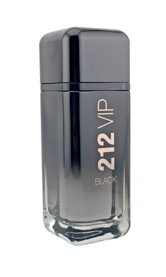 Carolina Herrera 212 VIP 黑色男士 6.8 盎司 100 毫升 JUMBO EDP 全新 无盒 — 第 1/3 张图片