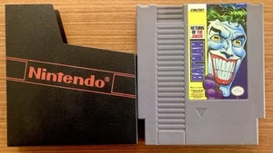 NES ~ BATMAN RETURN OF THE JOKER Nintendo Game NES-P48-USA Cart + Sleeve NTSC - Picture 1 of 17