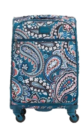 New in box Vera Bradley 27" Spinner Suitcase Luggage Haymarket Paisley Jewel - Image 1 of 3