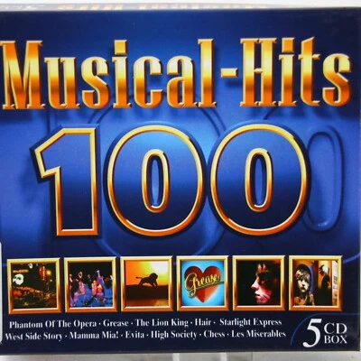 Music Musik Album CD 100 Musical-Hits 5 x CD Compilation Box Gut - Bild 1 von 2
