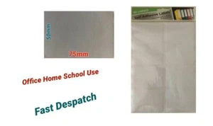 80 75x50mm Autoadhesivo Etiquetas de direcciones Hojas de franqueo Nombre Etiquetas Pegatinas Pegajosas - Imagen 1 de 5
