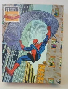 Marvel's Amazing Spider Man-100 pc jigsaw puzzle-1988-Rainbow Works-complete - Picture 1 of 5