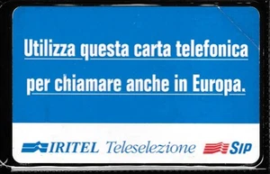 Scheda Telefonica NUOVA £10000 Iritel Teleselezione Orizzontale ST1P17F125 - Imagen 1 de 2