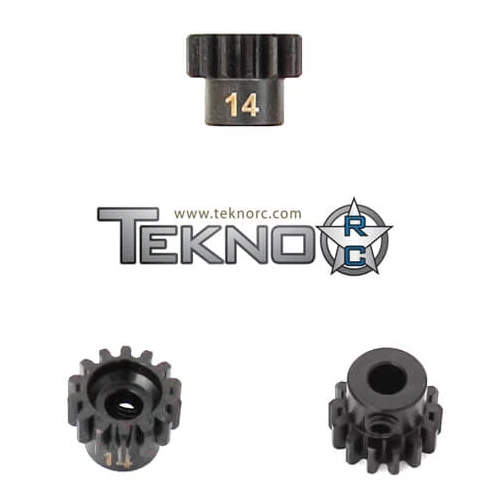 Tekno TKR4174 – M5 Pinion Gear (14t, MOD1, 5mm bore, M5 set screw) - Image 1 of 1