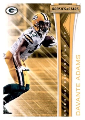 2017 Rookies & Stars Davante Adams NFL PWE Base Card Packers #88 - Image 1 of 2