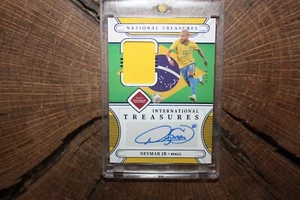 Tarjeta automática Panini National Treasures Neymar Jr 2022 - Imagen 1 de 2