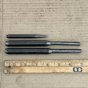 Vintage OLD FORGE 7" Punch Set of 3 - 1/8", 5/16", 3/8" - 3807, 3707, 2902 - a - Picture 1 of 7