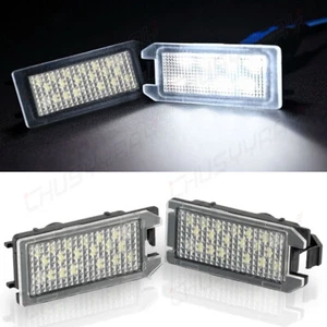 For 2013-2019 Fiat 500 Bright White 18-LED License Plate Light 6000K Accessories - Picture 1 of 12