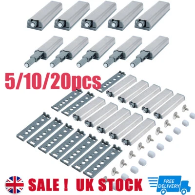 20 X Push to Open System Damper Buffer Door Cabinets Drawer Hinges Heavier Catch - Image 1 of 4