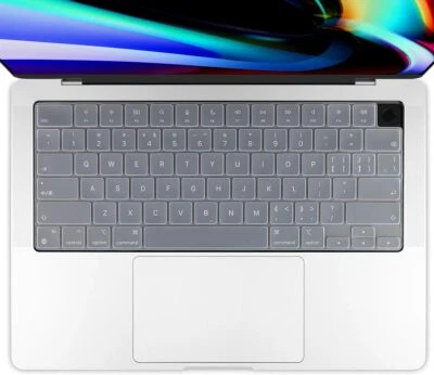 Ultra Thin Silicone Keyboard Cover Skin for MacBook Pro 14" 16" 2021 M1 Pro Max - Image 1 of 4