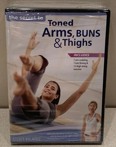 STOTT PILATES The Secret to Toned Arms Buns & Thighs Fitness Exercise DVD.  NEW - Picture 1 of 4