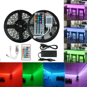 5-30M LED Stripe RGB Leiste Streifen 5050 Band IP65 Wasserdicht Lichterkette 12V - Bild 1 von 15