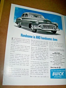 1952 Roadmaster car ad-April 1952 Buick Magazine-Bond Motors Neosho MO - Picture 1 of 2