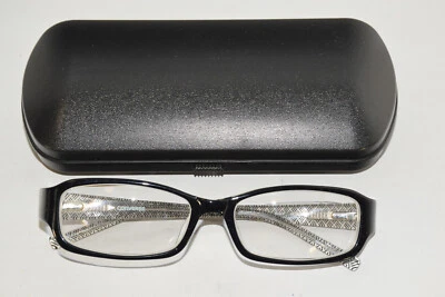 CONVERSE WHATS NEXT Dark Black/Translucnent White Eyeglasses Frame 53-16-135 - Image 1 of 4