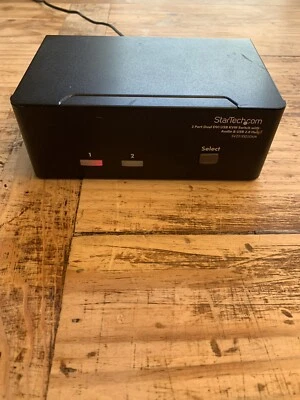 StarTech.com SV231DD2DUA 2 Port Dual DVI USB KVM Switch w/ Audio & USB Hub - Image 1 of 4