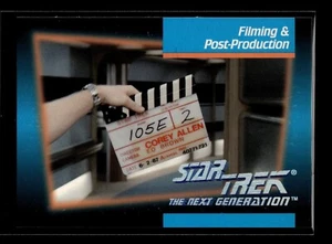 #91 Filming and Post - (BASE) 1992 Impel Star Trek the Next Generation (EX)(OTH) - Bild 1 von 2