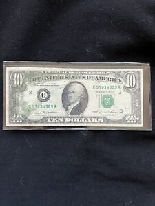 1981 $10 Offset Error Note