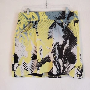 Jamie Sadock Skort Golf Pickleball Pockets Skirt XL Boa Print Stretch Airwear - Picture 1 of 12