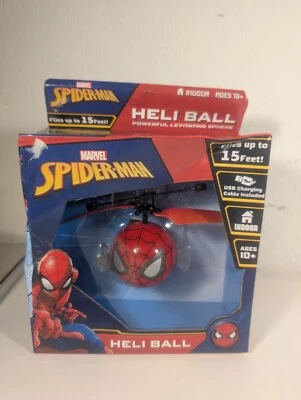 Marvel Spider-Man HELI BALL Indoor Ages 10+ (Flies Up To 15 Feet) Slight box iss - Image 1 of 4