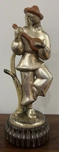 Vintage RARE UNIQUE MCM Mandolin Statue Clean Lines, heavy, Manderian - Picture 1 of 7