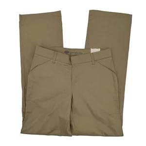 Dickies Women's Pants Size 8 Relaxed Straight Leg Khaki Tan Casual Workwear NEW - Picture 1 of 6