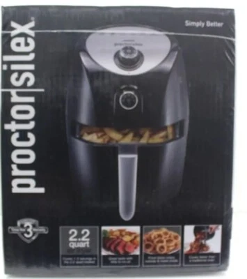 Proctor Silex 35055 1,5 qt. Freidora de aire programable - negra Foto 1 de 3