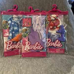 Set Of 3 Unopened Barbie Outfits - Picture 1 of 7