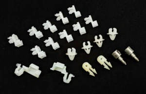 MAZDA RX3 808 RX4 929 COUPE 2 DR INTERIOR INNER DOOR RELEASE LOCK ROD CLIP KIT - Picture 1 of 1