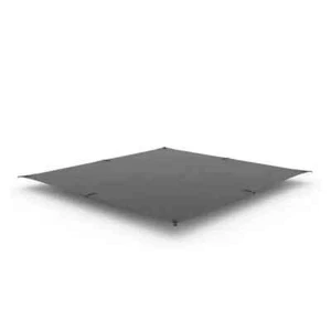 TOJA GRID Sun Shade 10 x 10' Square Structures Sail Graphite Color - Picture 1 of 9