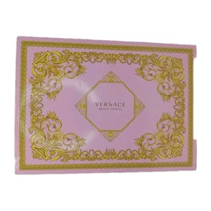 Versace-Bright Crystal Auténtico Vacío Caja de Almacenamiento de Regalo Rosa y Dorado - Imagen 1 de 12