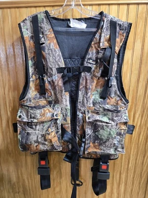 Big Game Treestands Safety Hunting Vest Matrix Camo 100-175lbs CR85-VSM SM/ MED - Image 1 of 4