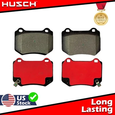 100% Fit Guarantee Rear Ceramic Brake Pads for Subaru WRX STI 2018-2021 - Image 1 of 4