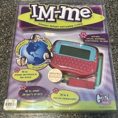 Juguete electrónico retro Girl Tech IM-ME nuevo IOB Radica 2007 Y2K mensaje instantáneo Foto 1 de 4