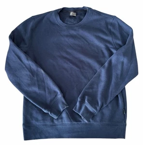 Eddie Bauer Crewneck Sweatshirt Pullover Navy Blue Men’s Size Medium  - Picture 1 of 2