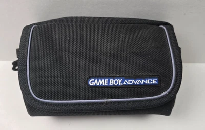 Чехол для переноски Game Boy Advance — черный с синей отделкой сумка для хранения - Изображение 1 из 4