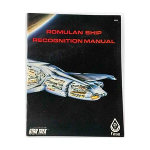 Manual de reconocimiento de naves romulanas FASA Star Trek RPG (1ª edición) en muy buen estado - Imagen 1 de 1