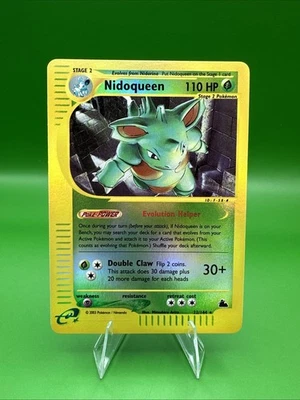 Pokémon TCG Nidoqueen Skyridge Reverse Holo Rare Card 22/144 Near Mint Vintage - Image 1 of 4