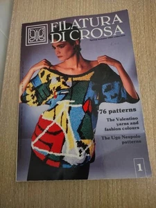 Italian Knitting Magazine Filatura di Crosa Spring-Summer 1985  English Edition  - Picture 1 of 2