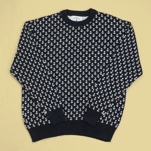 Suéter Kiel James Patrick The Original Anchor Azul Marino/Blanco 100% Algodón XL - Imagen 1 de 4