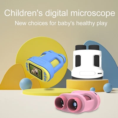Pocket Microscope & Telescope For Kids Single Lens With LED LightC - Image 1 of 4